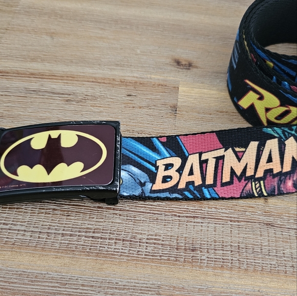 DC COMICS BATMAN Lot of 2 Men's Adjustable Belts - Picture 2 of 6